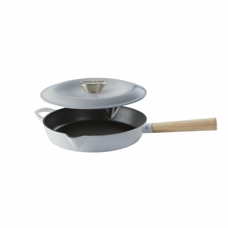 Ferleon Gusseisen Kasserolle - Pfanne Mit Deckel 26cm 11 Ferleon Gusseisen Kasserolle - Pfanne Mit Deckel 26cm – Bild 11