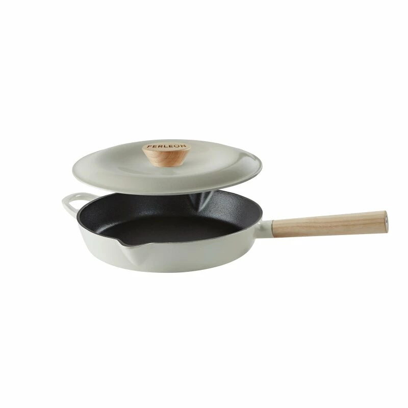 Ferleon Gusseisen Kasserolle - Pfanne Mit Deckel 26cm 6 Ferleon Gusseisen Kasserolle - Pfanne Mit Deckel 26cm – Bild 6