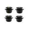 Ferleon Gusstopf Kasserolle 4 Stück - 12 Cm