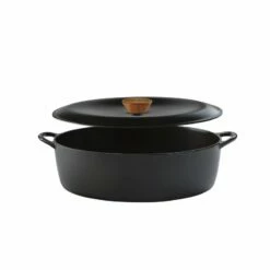 Ferleon Gusstopf Kasserolle Oval - 37 Cm -Küchengrill Geschäft ferleon gusstopf kasserolle oval 37 cm6