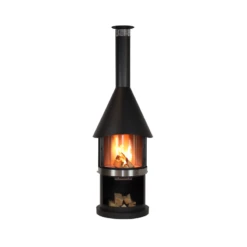 Gartenkamin/ Grill Firestar CLASSIC DN 700 Swing - Glas