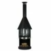 Gartenkamin/ Grill Firestar DESIGN DN 700 Swing Glas