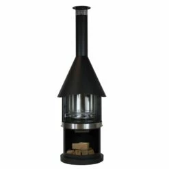 Gartenkamin/ Grill Firestar DESIGN DN 700 Swing Glas