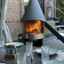 Gartenkamin/ Grill Firestar DESIGN DN 700 Swing Glas 25 Gartenkamin/ Grill Firestar DESIGN DN 700 Swing Glas -Küchengrill Geschäft gartenkamin grill firestar design dn 700 swing glas12
