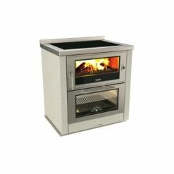 Holzherd Rizzoli - Serie ML Mit Backofen - ML 80 - 8 KW -Küchengrill Geschäft holzherd rizzoli serie ml mit backofen ml 80 8 kw5