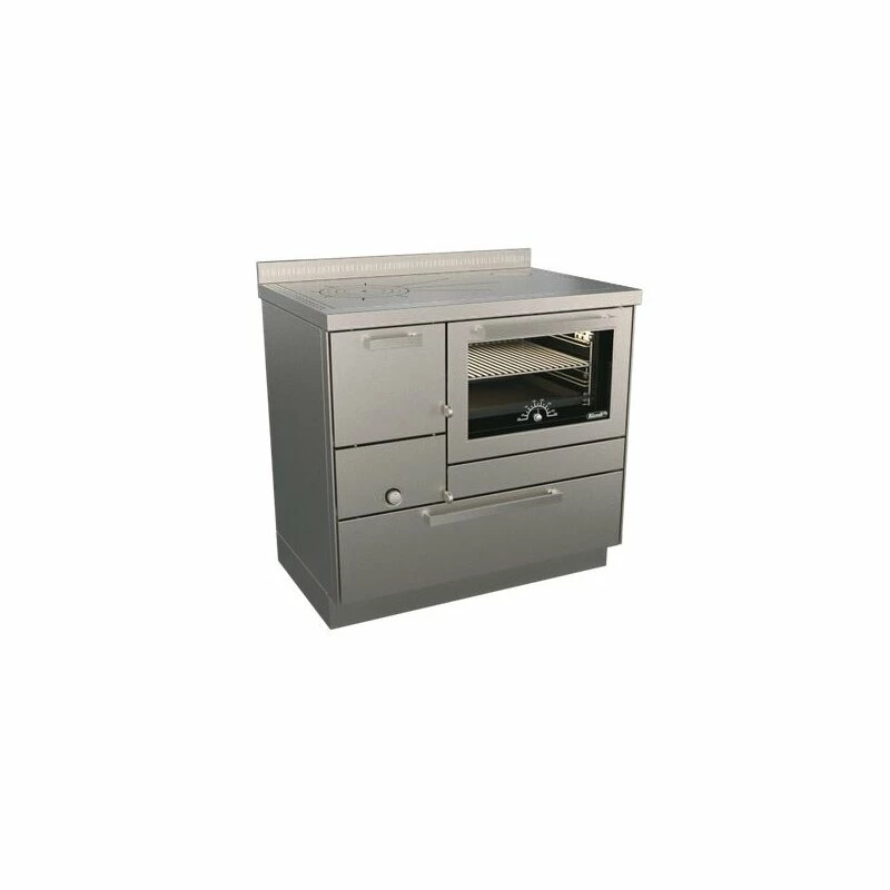 Holzherd Rizzoli - Serie RE Mit Backofen - RE 90 - Standard - 8 KW 1 Holzherd Rizzoli - Serie RE Mit Backofen - RE 90 - Standard - 8 KW