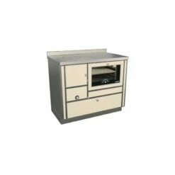 Holzherd Rizzoli - Serie RI Mit Backofen - RI 100 - Variant - 8 KW -Küchengrill Geschäft holzherd rizzoli serie ri mit backofen ri 100 variant 8 kw3