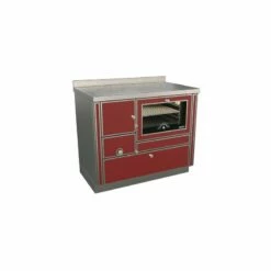 Holzherd Rizzoli - Serie RI Mit Backofen - RI 100 - Variant - 8 KW -Küchengrill Geschäft holzherd rizzoli serie ri mit backofen ri 100 variant 8 kw4