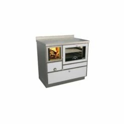 Holzherd Rizzoli - Serie RVE Mit Backofen - RVE 90 - Variant - 8 KW