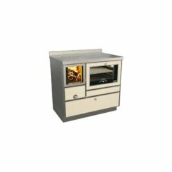 Holzherd Rizzoli - Serie RVE Mit Backofen - RVE 90 - Variant - 8 KW -Küchengrill Geschäft holzherd rizzoli serie rve mit backofen rve 90 variant 8 kw3