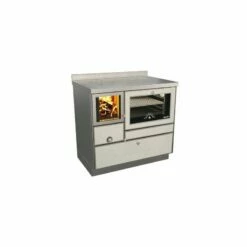 Holzherd Rizzoli - Serie RVE Mit Backofen - RVE 90 - Variant - 8 KW -Küchengrill Geschäft holzherd rizzoli serie rve mit backofen rve 90 variant 8 kw5