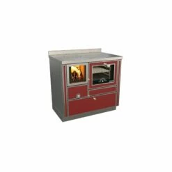 Holzherd Rizzoli - Serie RVI Mit Backofen - RVI 90 - Variant - 8 KW -Küchengrill Geschäft holzherd rizzoli serie rvi mit backofen rvi 90 variant 8 kw4