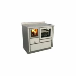 Holzherd Rizzoli - Serie RVI Mit Backofen - RVI 90 - Variant - 8 KW -Küchengrill Geschäft holzherd rizzoli serie rvi mit backofen rvi 90 variant 8 kw5