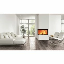Holzkamin Einsatz Edilkamin WINDO2 75 - 13,2 KW - Fenster Links -Küchengrill Geschäft holzkamin einsatz edilkamin windo2 75 132 kw fenster links2