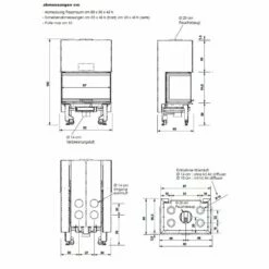 Holzkamin Einsatz Edilkamin WINDO3 85 - 13,2 KW -Küchengrill Geschäft holzkamin einsatz edilkamin windo3 85 132 kw2