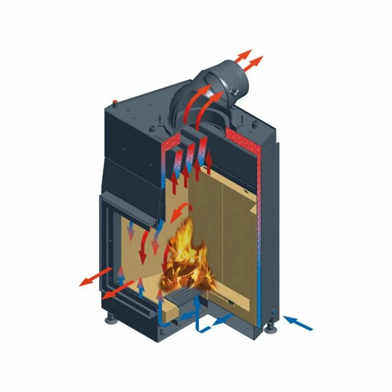 Kaminbausatz Camina S10 Mit Feuertisch - Speicherkamin - 9,0 KW 2 Kaminbausatz Camina S10 Mit Feuertisch - Speicherkamin - 9,0 KW – Bild 2