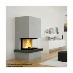 Kaminbausatz Camina S13 Mit Feuertisch - Speicherkamin - 9KW - Hochschiebbar