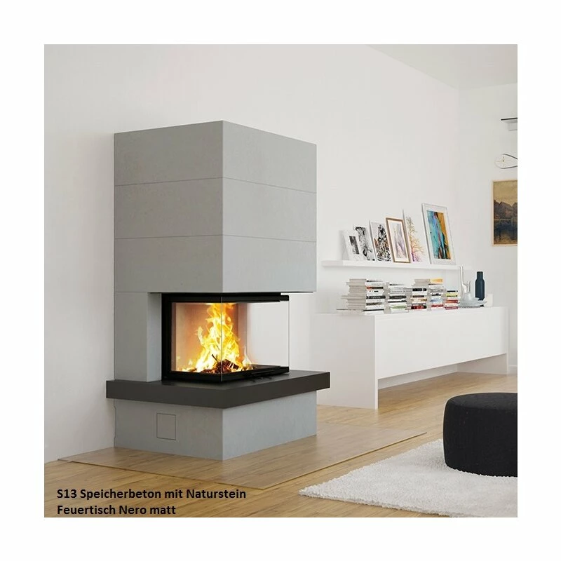 Kaminbausatz Camina S13 Mit Feuertisch - Speicherkamin - 9KW - Hochschiebbar 1 Kaminbausatz Camina S13 Mit Feuertisch - Speicherkamin - 9KW - Hochschiebbar