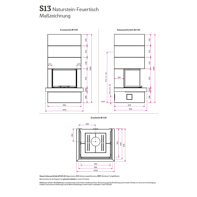 Kaminbausatz Camina S13 Mit Feuertisch - Speicherkamin - 9KW - Hochschiebbar 2 Kaminbausatz Camina S13 Mit Feuertisch - Speicherkamin - 9KW - Hochschiebbar – Bild 2