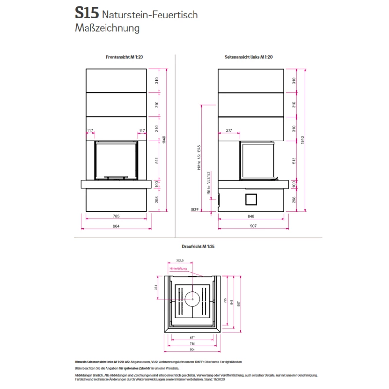 Kaminbausatz Camina S15 Mit Feuertisch - Speicherkamin - 9KW 2 Kaminbausatz Camina S15 Mit Feuertisch - Speicherkamin - 9KW – Bild 2