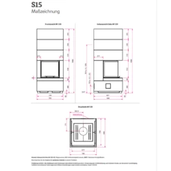 Kaminbausatz Camina S15 - Speicherkamin - 9KW 9 Kaminbausatz Camina S15 - Speicherkamin - 9KW -Küchengrill Geschäft kaminbausatz camina s15 speicherkamin 9kw5