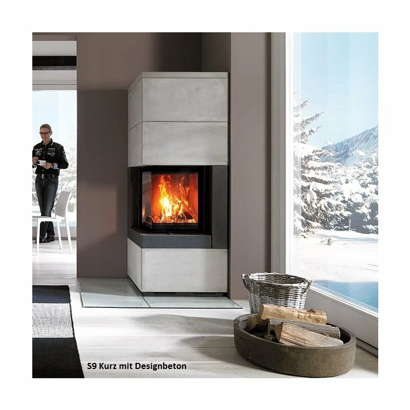 Kaminbausatz Camina S9 Kurz - Speicherkamin - 7KW 3 Kaminbausatz Camina S9 Kurz - Speicherkamin - 7KW – Bild 3