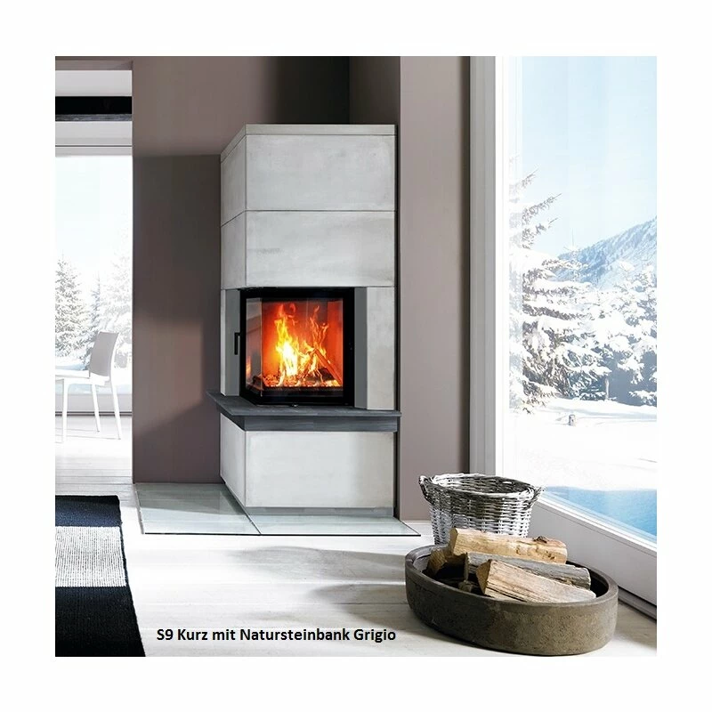 Kaminbausatz Camina S9 Kurz - Speicherkamin - 7KW 4 Kaminbausatz Camina S9 Kurz - Speicherkamin - 7KW – Bild 4