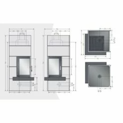 Kaminbausatz Oranier Club ( W+ Optional ) - 7 KW -Küchengrill Geschäft kaminbausatz oranier club w optional 7 kw8