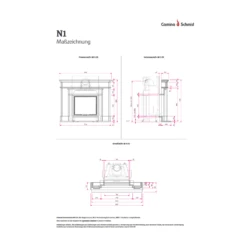 Kamineinsatz Camina N1 - Naturstein Stilkamin - 9KW -Küchengrill Geschäft kamineinsatz camina n1 naturstein stilkamin 9kw4