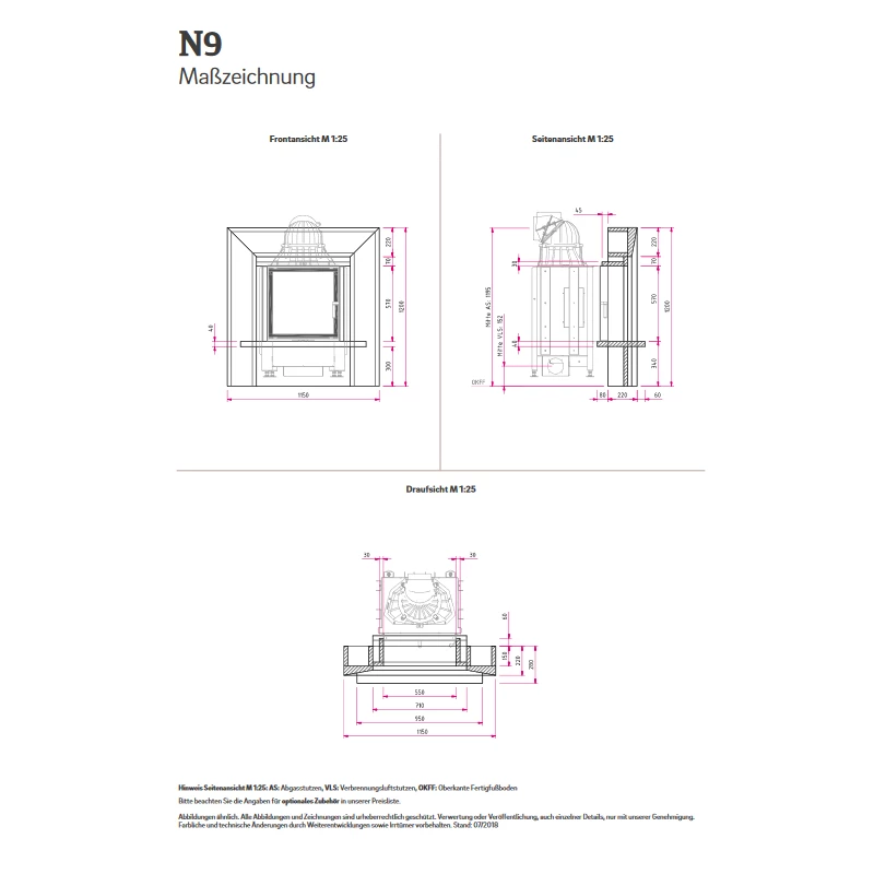 Kamineinsatz Camina N9 - Naturstein Stilkamin - 7KW 4 Kamineinsatz Camina N9 - Naturstein Stilkamin - 7KW – Bild 4
