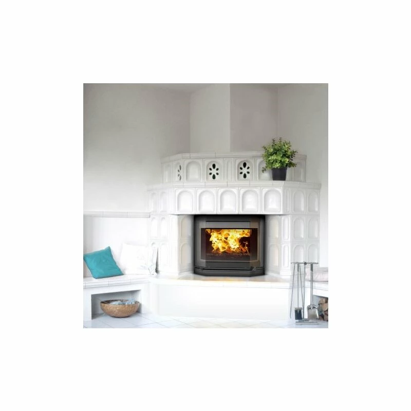 Kamineinsatz Guss Dovre Phönix 2 Für T2000S - Schwarz Lackiert - 9,0 KW 4 Kamineinsatz Guss Dovre Phönix 2 Für T2000S - Schwarz Lackiert - 9,0 KW – Bild 4