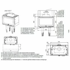 Kamineinsatz Guss Jotul I 620 - Schwarz Lackiert (BP) - 9 KW -Küchengrill Geschäft kamineinsatz guss jotul i 620 schwarz lackiert bp 9 kw11