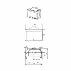 Kamineinsatz Guss Jotul I 620 - Schwarz Lackiert (BP) - 9 KW -Küchengrill Geschäft kamineinsatz guss jotul i 620 schwarz lackiert bp 9 kw8