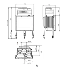 Kamineinsatz La Nordica Focolare 70 Piano - 9,1 KW 11 Kamineinsatz La Nordica Focolare 70 Piano - 9,1 KW -Küchengrill Geschäft kamineinsatz la nordica focolare 70 piano 91 kw6