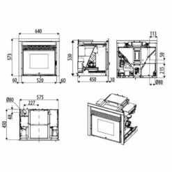 Kamineinsatz Pellet MCZ BOXTHERM Maestro 60 Air 6 M1 Basic - Inkl. WI-FI Funktion - 6 KW -Küchengrill Geschäft kamineinsatz pellet mcz boxtherm maestro 60 air 6 m1 basic inkl wi fi funktion 6 kw5