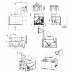 Kamineinsatz Pellet MCZ VIVO 90 Comfort Air 9 - Inkl. WI-FI-Funktion - Maestro - 9 KW -Küchengrill Geschäft kamineinsatz pellet mcz vivo 90 comfort air 9 inkl wi fi funktion maestro 9 kw4