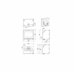 Kamineinsatz SCAN 1003 BB Schwarzes Glas / Schwarze Kantenleiste - 7 KW -Küchengrill Geschäft kamineinsatz scan 1003 bb schwarzes glas schwarze kantenleiste 7 kw3