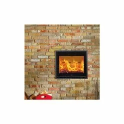 Kamineinsatz SCAN 1003 BB Schwarzes Glas / Schwarze Kantenleiste - 7 KW -Küchengrill Geschäft kamineinsatz scan 1003 bb schwarzes glas schwarze kantenleiste 7 kw4