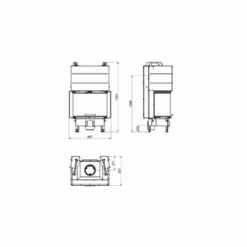Kamineinsatz SCAN 5004 FRL, Glasfront Rechts Und Links Mit Hebetür - 8 KW -Küchengrill Geschäft kamineinsatz scan 5004 frl glasfront rechts und links mit hebetuer 8 kw4