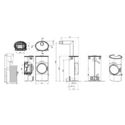 Kaminofen Austroflamm Clou Compact Cook - 6 KW -Küchengrill Geschäft kaminofen austroflamm clou compact cook 6 kw4