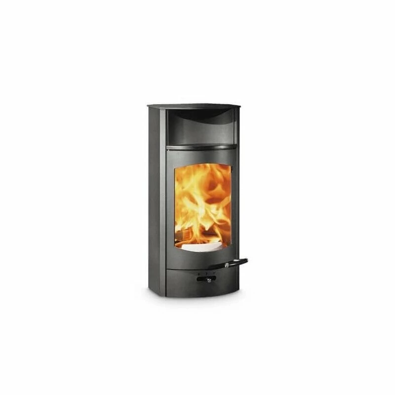 Kaminofen Austroflamm Flok 2.0 - Stahl - Warmhaltefach Keramik - 4 KW 1 Kaminofen Austroflamm Flok 2.0 - Stahl - Warmhaltefach Keramik - 4 KW
