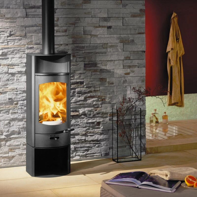 Kaminofen Austroflamm Flok 2.0 - Stahl - Warmhaltefach Keramik - 4 KW 5 Kaminofen Austroflamm Flok 2.0 - Stahl - Warmhaltefach Keramik - 4 KW – Bild 5