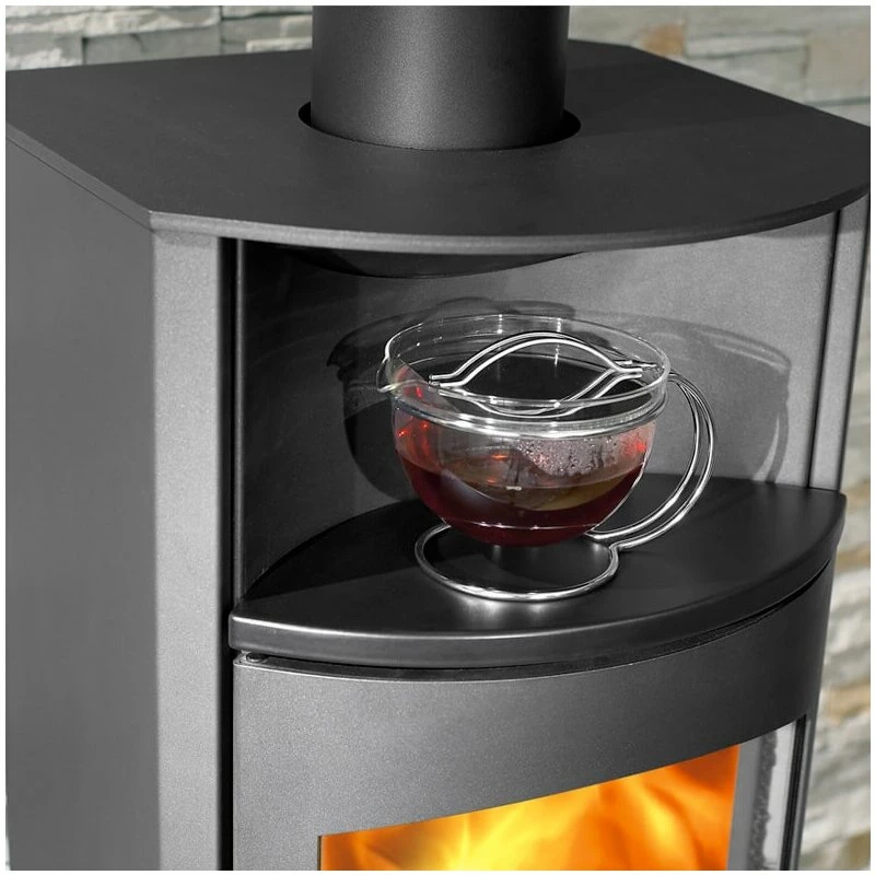 Kaminofen Austroflamm Flok 2.0 - Stahl - Warmhaltefach Keramik - 4 KW 8 Kaminofen Austroflamm Flok 2.0 - Stahl - Warmhaltefach Keramik - 4 KW – Bild 8