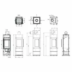 Kaminofen Austroflamm Ivy 2.0 - 5 KW -Küchengrill Geschäft kaminofen austroflamm ivy 20 5 kw7