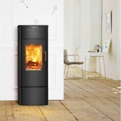 Kaminofen Austroflamm Jini Xtra - Stahl Gussgrau - 4 KW -Küchengrill Geschäft kaminofen austroflamm jini xtra stahl gussgrau 4 kw4