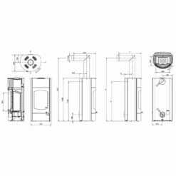 Kaminofen Austroflamm Koko 2.0 Xtra (Wärmespeicherung) - 6 KW -Küchengrill Geschäft kaminofen austroflamm koko 20 xtra waermespeicherung 6 kw6