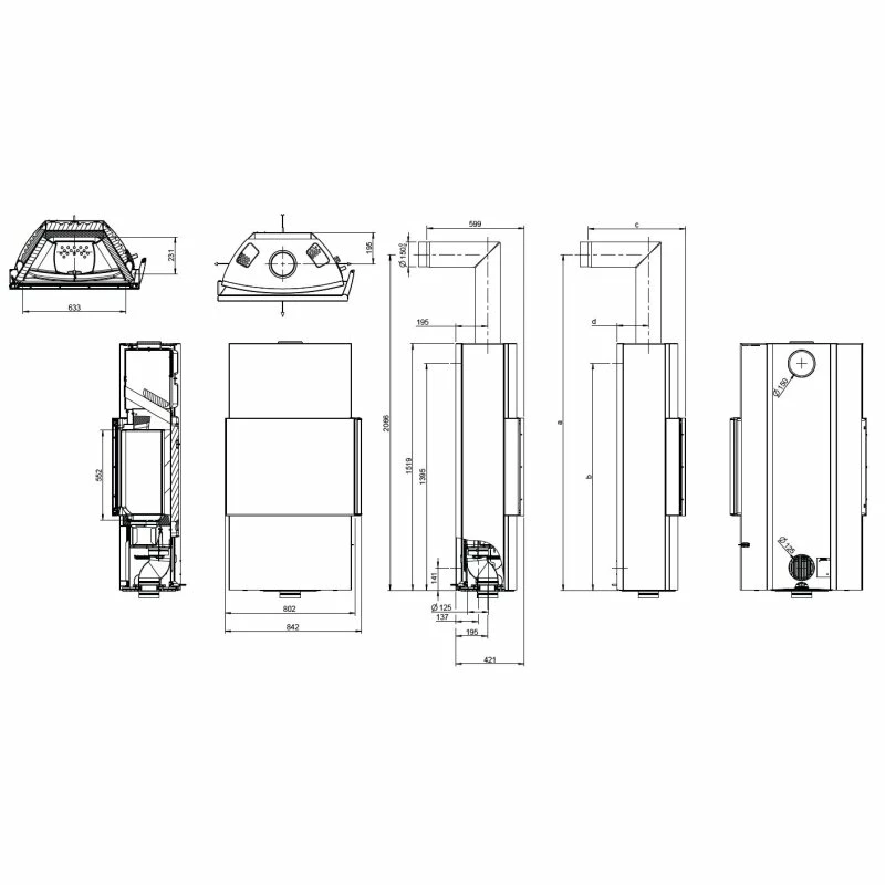 Kaminofen Austroflamm Lounge Xtra (Wärmespeicherung) - 8 KW 8 Kaminofen Austroflamm Lounge Xtra (Wärmespeicherung) - 8 KW – Bild 8