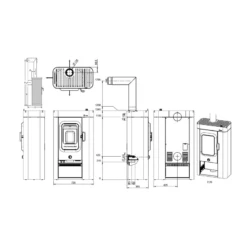 Kaminofen Austroflamm Sina Xtra - 6 KW -Küchengrill Geschäft kaminofen austroflamm sina xtra 6 kw5