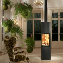 Kaminofen Austroflamm Stila - Gussgrau - 5 KW -Küchengrill Geschäft kaminofen austroflamm stila gussgrau 5 kw5