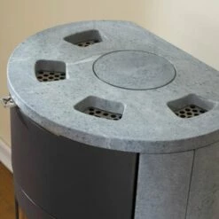 Kaminofen Austroflamm Uno Xtra (Wärmespeicherung) - 7 KW -Küchengrill Geschäft kaminofen austroflamm uno xtra waermespeicherung 7 kw2